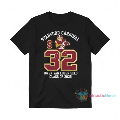 Owen van Loben Sels #32 Stanford Cardinal 2025 NCAA Player Replica Jersey