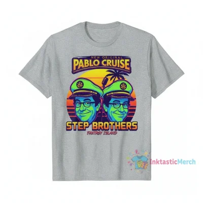 Pablo Cruise Step Brothers Comedy Men's Heavyweight T-Shirt - Sport Grey