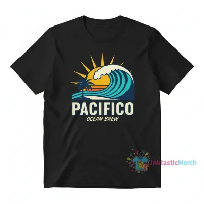 Pacifico Beer Heavyweight Tee - Black (S)