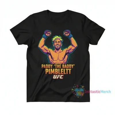 Paddy The Baddy Pimblett UFC Pose Star Vintage T-Shirt