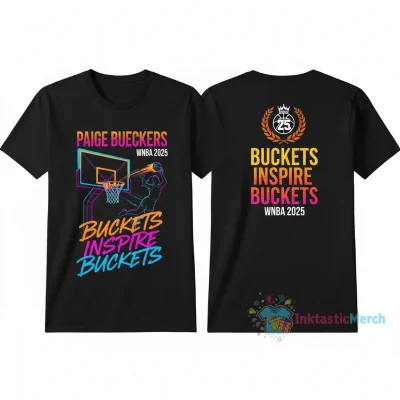 Paige Bueckers Buckets Inspire Buckets WNBA 2025 2-Sided Tee