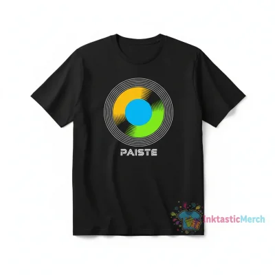 Paiste Logo Tee - Men's Heavyweight S Black