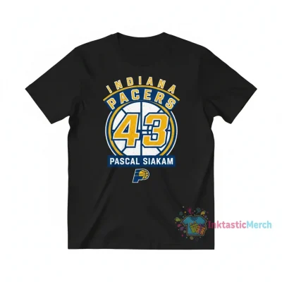 Pascal Siakam 43 Indiana Pacers Name & Number Tee
