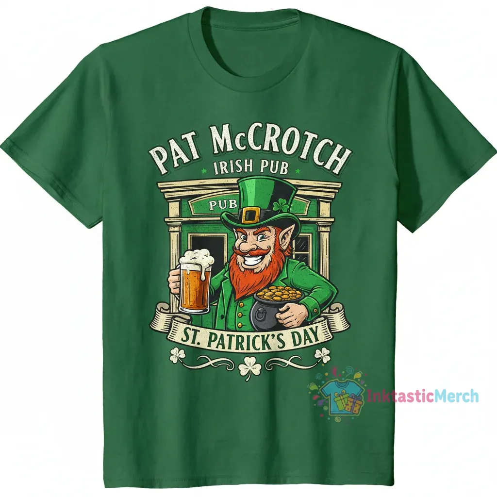 Pat McCrotch Irish Pub St. Patrick’s Day Pub Shirt 1 Pat McCrotch Irish Pub St. Patrick’s Day Pub Shirt