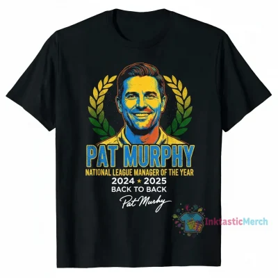 Pat Murphy National League Manager of the Year 2024 2025 Back-to-Back Signature Shirt