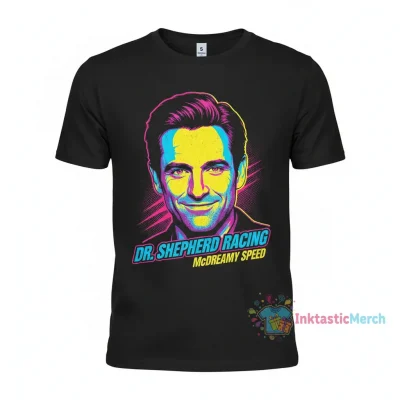 Patrick Dempsey Men's Heavyweight Black T-Shirt - Size S