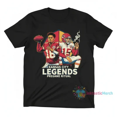 Patrick Mahomes & Len Dawson Smoking Pregame Fan Shirt