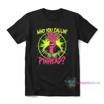 Patrick Star Who You Callin Pinhead T-Shirt - Funny Slogan Tee