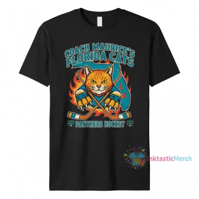 Paul Maurice Florida Panthers "Florida Cat" T-Shirt