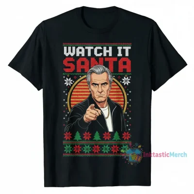 Paulie Gualtieri 'Watch It Santa' Christmas Sweater - Durable & Vibrant Holiday Knit