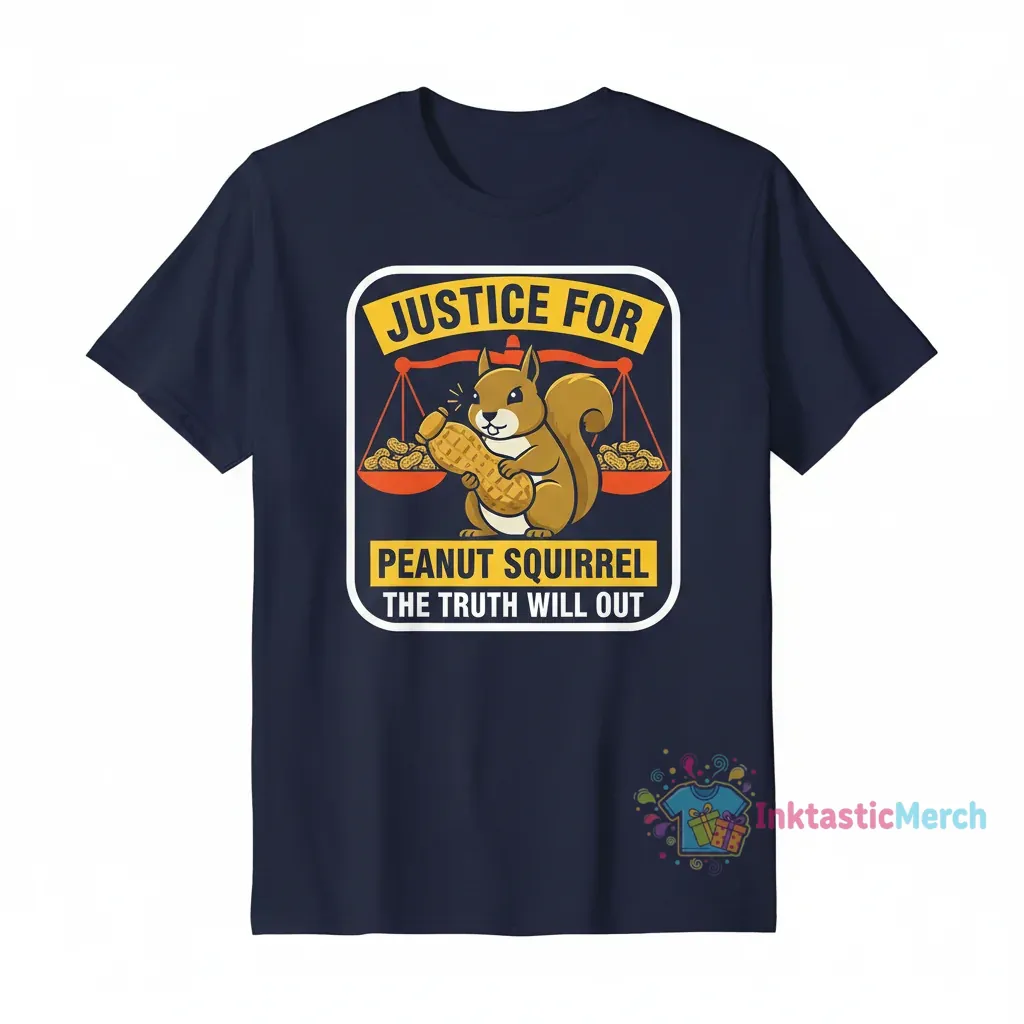 Peanut Squirrel Justice For Peanut Squirrel T-Shirt 1 Peanut Squirrel Justice For Peanut Squirrel T-Shirt