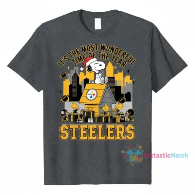 Peanuts Snoopy & Steelers 'Wonderful Time' Tee