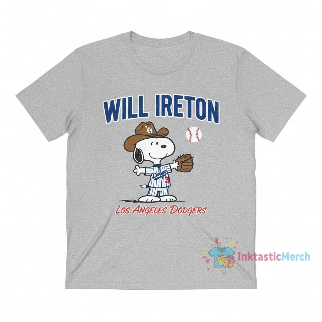 Peanuts x Will Ireton Los Angeles Dodgers Cowboy Shirt: Timeless Style Meets Lasting Quality 1 Peanuts x Will Ireton Los Angeles Dodgers Cowboy Shirt: Timeless Style Meets Lasting Quality