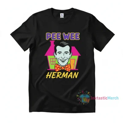 Pee Wee Herman Men's Heavyweight T-Shirt - Black, Size S