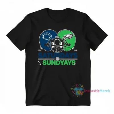 Penn State Nittany Lions & Philadelphia Eagles Fan T-Shirt