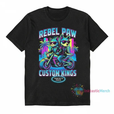 Custom Vintage Washed Pet Shirt: Comfort Colors Cat Tee, Retro 90s Dog Bootleg Style