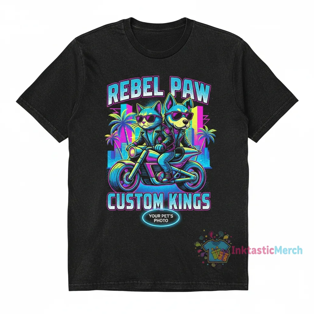 Custom Vintage Washed Pet Shirt: Comfort Colors Cat Tee, Retro 90s Dog Bootleg Style