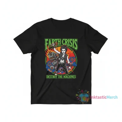 Earth Crisis Destroy The Machines Shirt - Pete Wentz Inspired