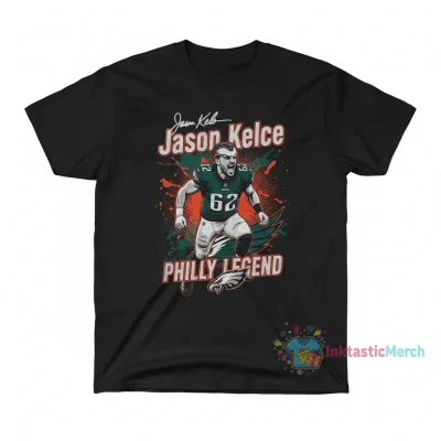 Philadelphia Eagles Jason Kelce Signature Caricature Ornament