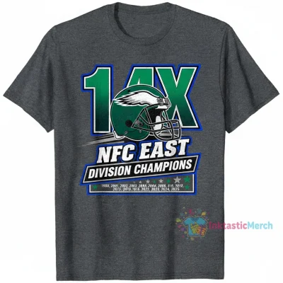 Philly Eagles 14x Division Champs Tee