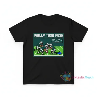 Eagles Tush Push Tecmo Tee