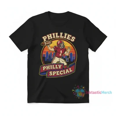 Phillies Blunt Philly Special Logo Poster T-Shirt T-Shirts Men's Heavyweight T-shirt