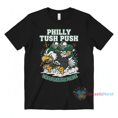 Philadelphia Football Fan "Tush Push" T-Shirt - Philly Eagles Inspired Apparel