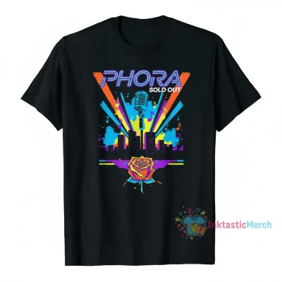 Phora Men's Heavyweight T-Shirt - Black, Size S