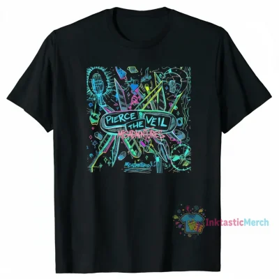 Pierce the Veil Misadventures Heavyweight T-Shirt - Men's Black (Size S)