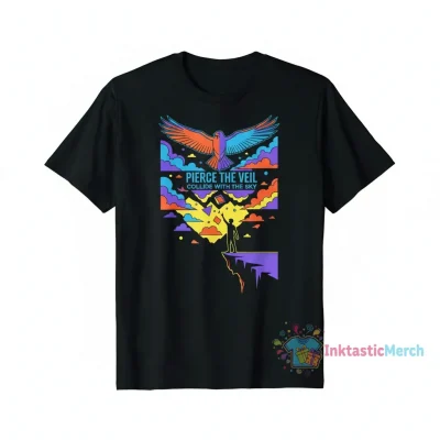 Pierce the Veil T-Shirt, Collide with the Sky Album Merch, Men's Heavyweight T-shirt