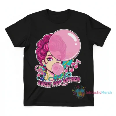 Pink Bubble Gum Singer Tee