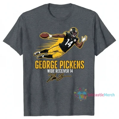 George Pickens 14 Pittsburgh Steelers Wide Receiver Signature Shirt