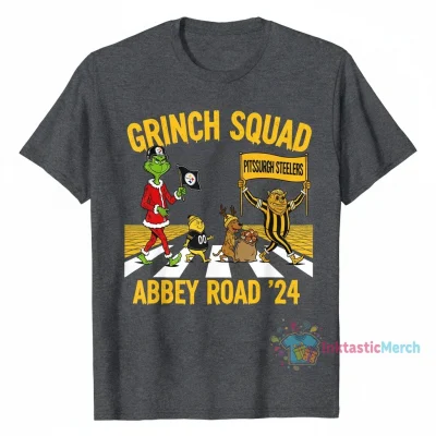 Steelers Grinch Squad Abbey Road Tee
