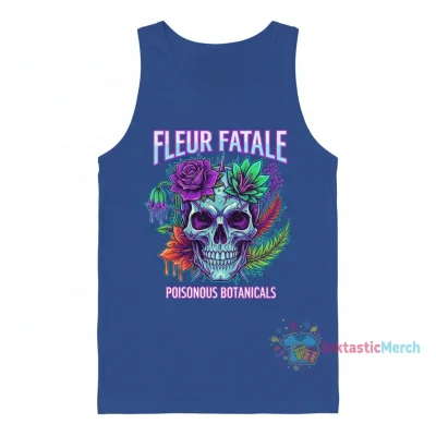 Poisonous Flowers Deadly Fleur Fatale Botanicals Plants Tank Tops Men's Classic Tank XS True Royal