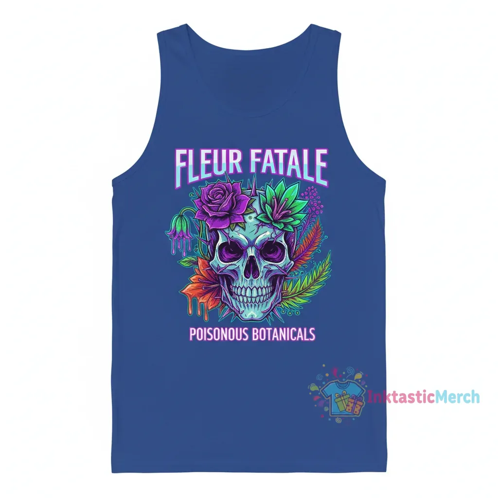Poisonous Flowers Deadly Fleur Fatale Botanicals Plants Tank Tops Men's Classic Tank XS True Royal 1 Poisonous Flowers Deadly Fleur Fatale Botanicals Plants Tank Tops Men's Classic Tank XS True Royal