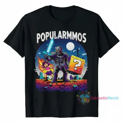 PopularMMOs Men's Heavyweight T-Shirt - Black, Size S