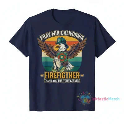 Philadelphia Eagles Firefighter Support Shirt - Thank You For Your Service