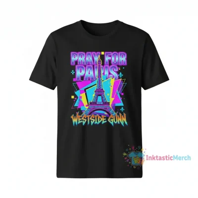 Westside Gunn Pray For Paris Heavyweight T-Shirt - Black, Size S