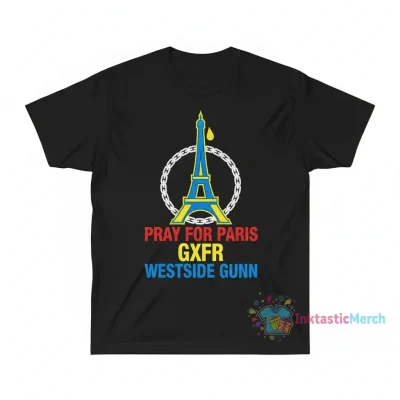 Westside Gunn Pray for Paris Heavyweight T-Shirt - Black (Size S)