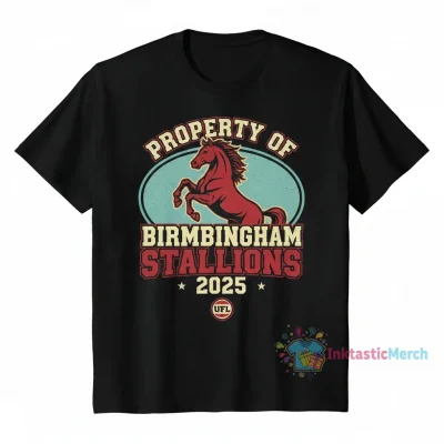 Birmingham Stallions 2025 UFL 'Property Of' Tee