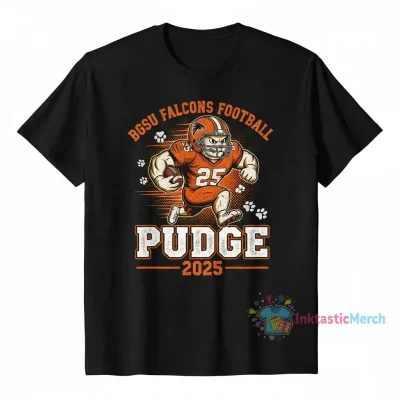 Pudge the Cat BGSU Football 2025 Mascot T-Shirt