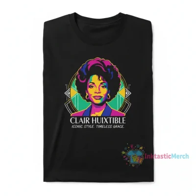 Punktify Clair Huxtable Phylicia Rashad TV Show Classic Men's T-Shirt - Black