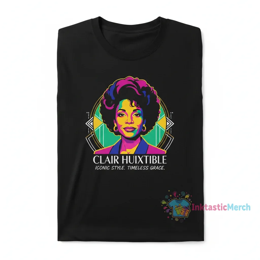 Punktify Clair Huxtable Phylicia Rashad TV Show Classic Men's T-Shirt - Black 1 Punktify Clair Huxtable Phylicia Rashad TV Show Classic Men's T-Shirt - Black