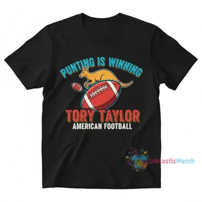 Punting Is Winning Tory Taylor American Football Saying T-Shirts Men's Heavyweight T-shirt
