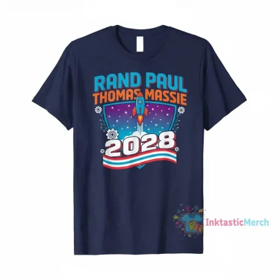 Rand Paul and Thomas Massie 2028 Presidential Campaign T-Shirt