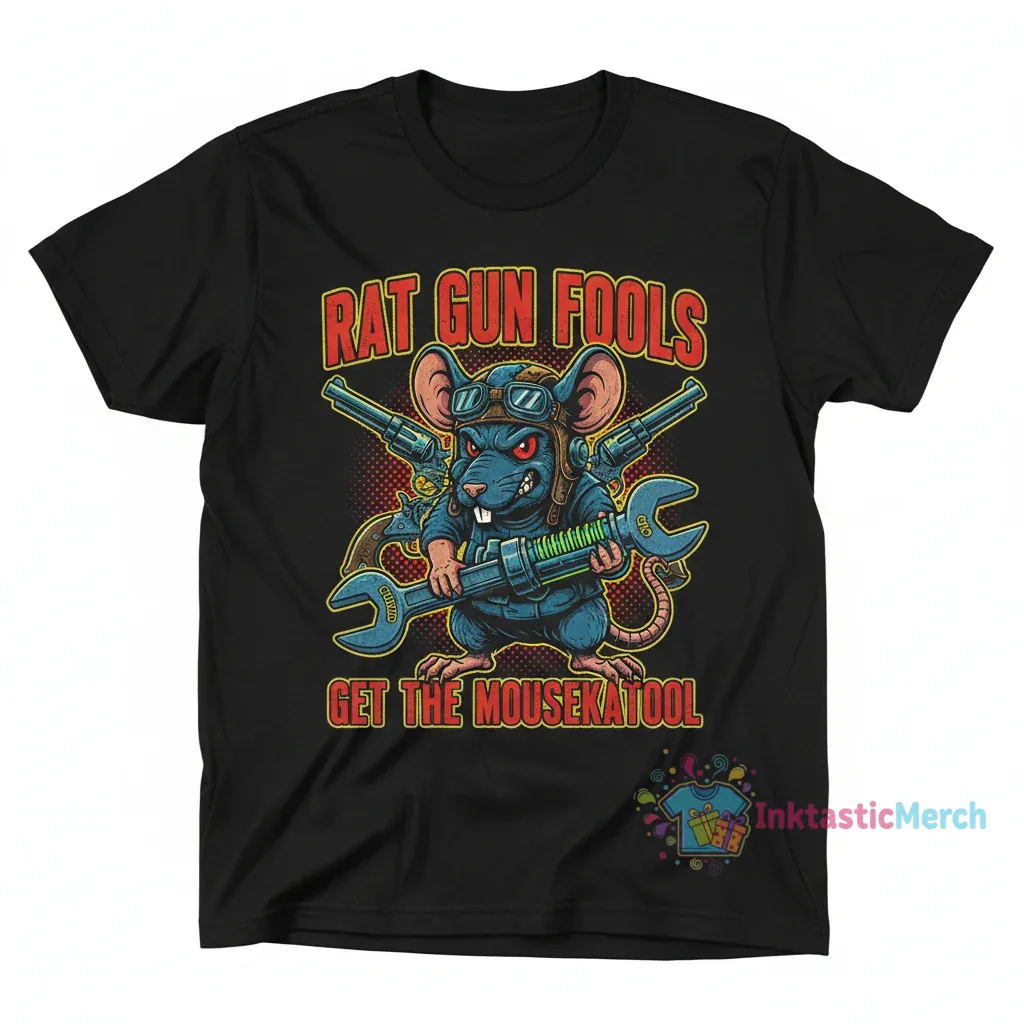 Rat Gun Fools Get The Mousekatool T-Shirt 1 Rat Gun Fools Get The Mousekatool T-Shirt