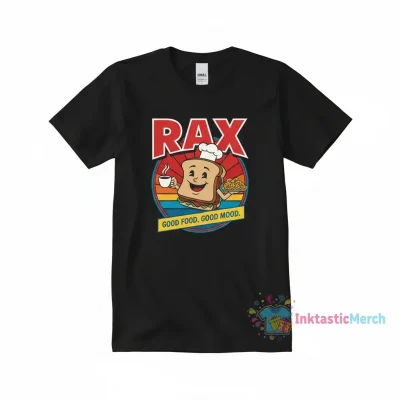 Rax Roast Beef Restaurant Retro Graphic T-Shirt | Vintage Foodie Apparel