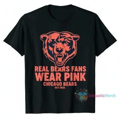 Chicago Bears Pink Fanatic T-Shirt - October 2025 Collection