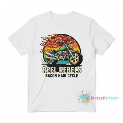 Reel Rebels Bacon Hair Motorcycle T-Shirt