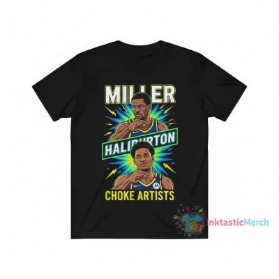 Reggie Miller & Tyrese Haliburton Iconic 'Choke' T-Shirt